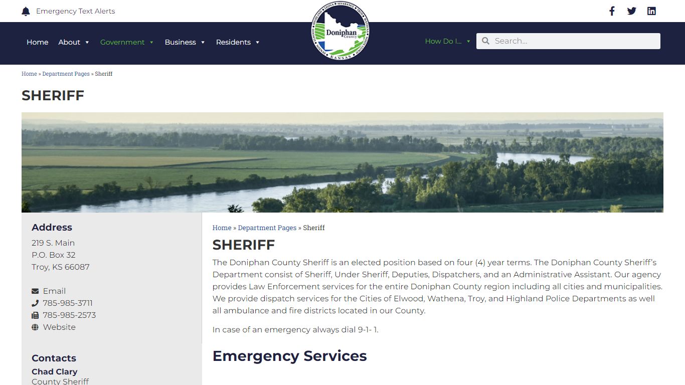 Sheriff - Doniphan County KS
